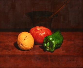 STILL LIFE OF VEGETABLES SIGNED PUCHE