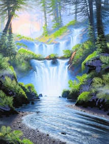 JON RATTENBURY GICLEE "NIGHTFALLS" W/ COA