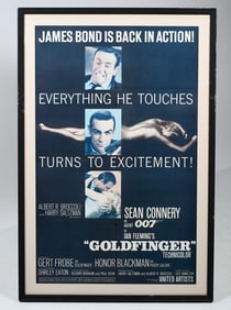 JAMES BOND "GOLDFINGER" POSTER