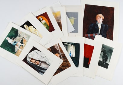COLLECTION OF BARRY MOSER WATERCOLORS AND SKETCHES