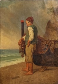 OTTO MEYER ITALIAN FISHERMAN PAINTING