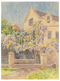 MARY PORTER "HORRUYTINER HOUSE" FLORIDA PAINTING