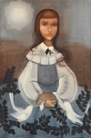 RICHARD KIRK MODERNIST PORTRAIT PAINTING