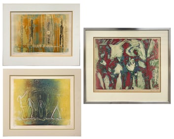 3PC. LAWRENCE HEYMAN MCM ETCHING LOT