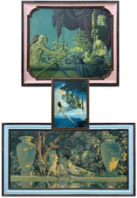 THREE EXCEPTIONAL MAXFIELD PARRISH PRINTS