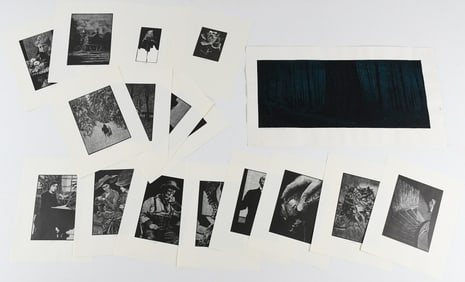 17PC. BARRY MOSER ARTWORK LOT