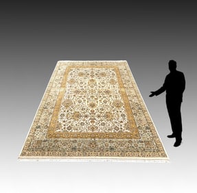 ESTATE ORIENTAL CARPET WOOL ORIENTAL GOLD/GREEN
