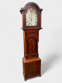 MAHOGANY CHRISTIAN BIXLER GRANDFATHER CLOCK