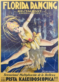 VINTAGE DECO ADVERTISING POSTER BY MAUZAN
