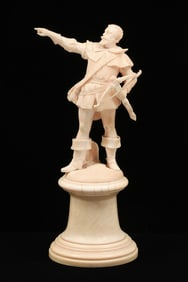 IVORY ARCHER FIGURE 19TH CENTURY