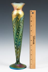 LUNDBERG STUDIOS IRIDESCENT ART GLASS VASE