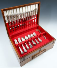 59 PC. GORHAM "LANCASTER" STERLING FLATWARE