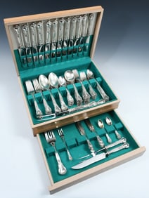 119 PC. GORHAM CHANTILLY STERLING FLATWARE SERVICE