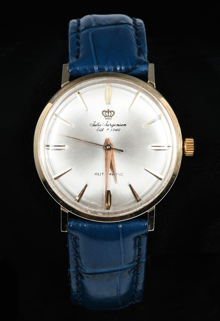 14K JULES JURGENSON 1960'S WRISTWATCH (1 of 5)