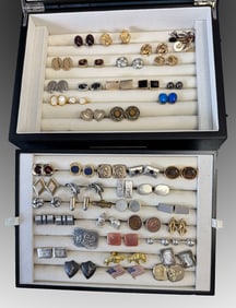 LARGE COLLECTION OF CUFFLINKS TO INCLUDE TIFFANY