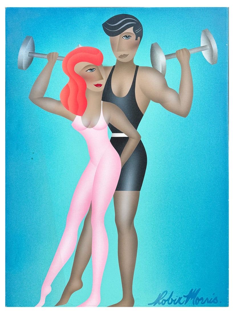 ROBIN MORRIS WORKOUT PAINTING (1 of 3)