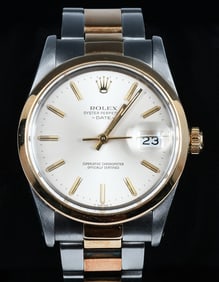 ROLEX OYSTER PERPETUAL DATEJUST STAINLESS / 18K GOLD