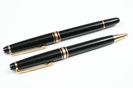 BLACK MONTBLANC MEISERSTUCK PEN SET
