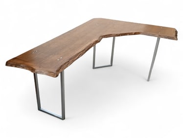 MODERN LIVE EDGE CORNER DESK