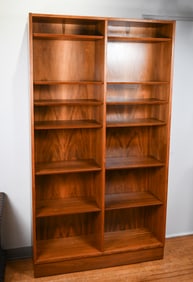 PAUL HUNDEVAD FOR HU MOBLER TEAK BOOKCASE