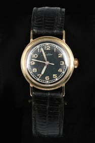 LEICHTER MILITARY 14K WRISTWATCH