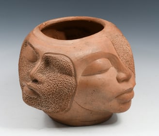 GENE H. PEARSON (1946-2018) CARVED POTTERY VASE