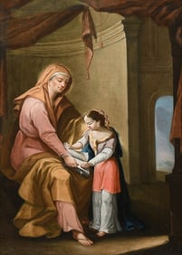 OLD MASTER STYLE DOMESTIC PAINTING