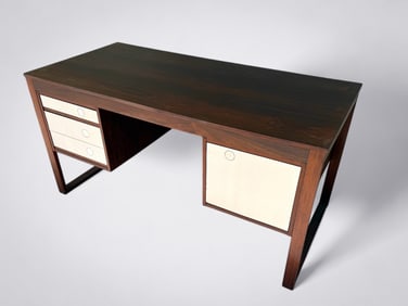 DANISH MID-CENTURY MODERN DYRLUND ROSEWOOD DESK