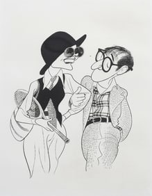 AL HIRSCHFELD ETCHING “ANNIE HALL”