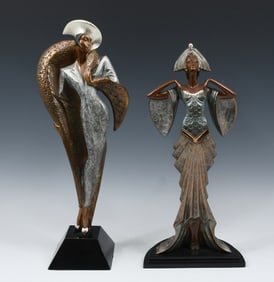 2 ALEXSANDER DANEL DECO BRONZES