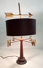 ANTIQUE WEATHER VANE TABLE LAMP