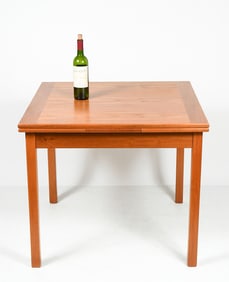 DANISH MCM TEAK PUB TABLE IN THE STYLE OF SKOVMAND