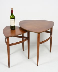 2 MORGANTON MCM NESTING TABLES