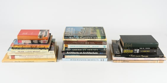 FRANK LLOYD WRIGHT & AMERICAN ARCHITECTURE BOOKS