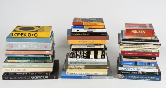 LARGE ARCHITECTURAL BOOK COLLECTION