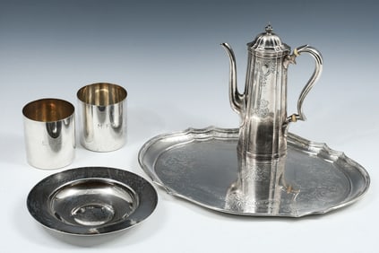 5 PC. TIFFANY & CO. STERLING SILVER ITEMS