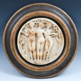 CONTINENTAL 3 GRACES RELIEF PLAQUE