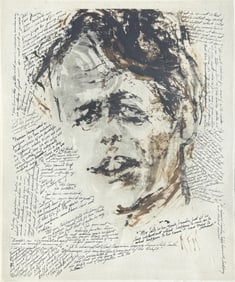 LEROY NEIMAN ETCHING OF RFK