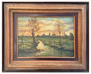 ALESSANDRO MONSAGRATI LANDSCAPE PAINTING