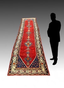 ESTATE ORIENTAL CARPET TRIBAL RUNNER
