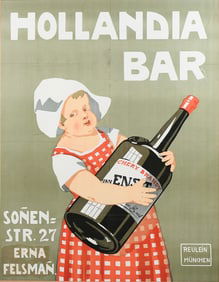 HOLLANDIA BAR POSTER