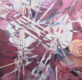 JAMES ROSENQUIST LITHOGRAPH "MUTE TRANSFORMATION"
