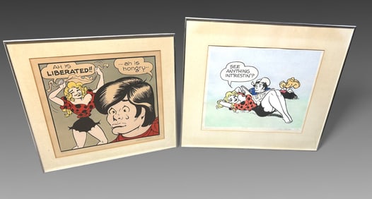 TWO AL CAPP SERIGRAPHS LIL ABNER