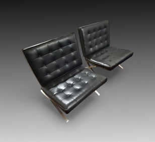 PR. MIES VAN DER ROHE STYLE BARCELONA CHAIRS