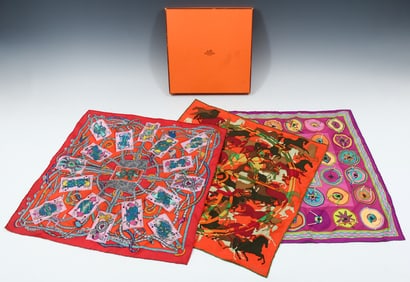 HERMES SCARVES IN BOX