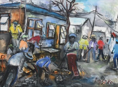 JOSEPH MASEKO PAINTING SOUTH AFRICA