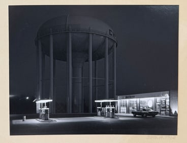 GEORGE TICE MOBILE STATION PHOTOGRAPH