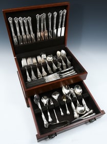 150 PC. GORHAM "CHANTILLY" STERLING FLATWARE