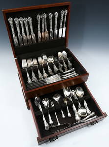 155 PC. GORHAM "CHANTILLY" STERLING FLATWARE