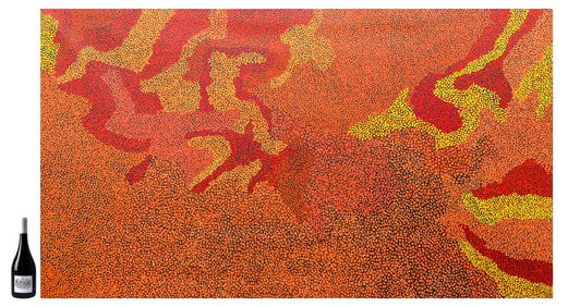 HUGE JOSIE KEMARRE "BUSH TUCKER DREAMING" PAINTING